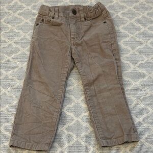 Janie and Jack Taupe Corduroy Pants